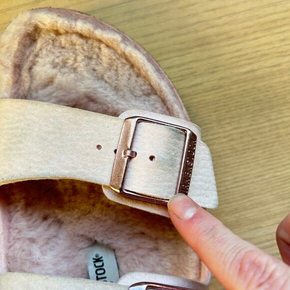 Birkenstock Arizona Microfiber Shearling Size 41 - Picture 7 of 9